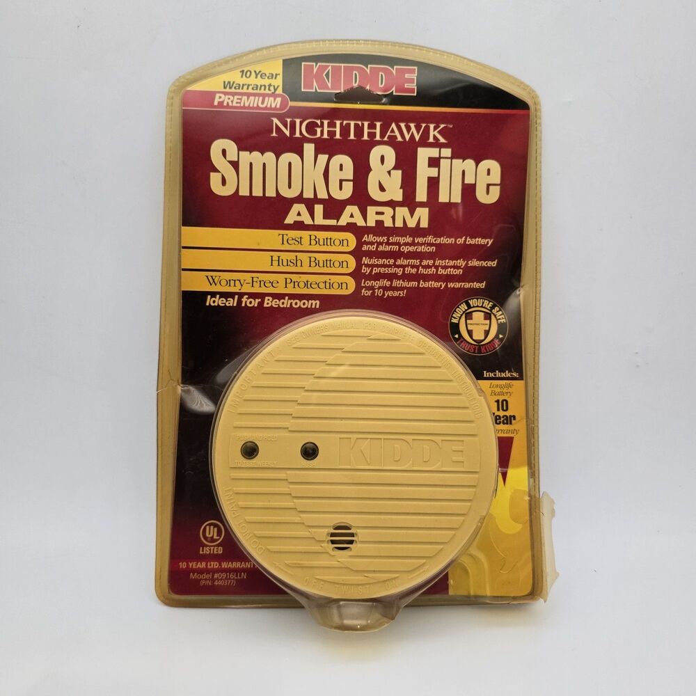Kidde Smoke Alarm Detector Battery Operated New Sealed 0916LLN